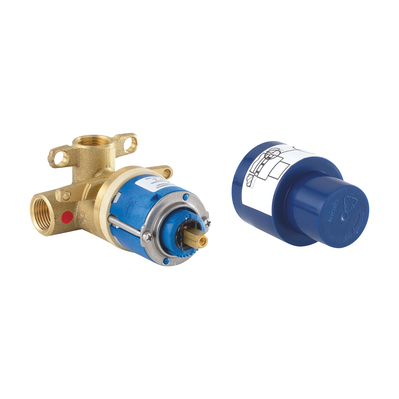 CONCEALED BODY FOR SHOWER MIXER