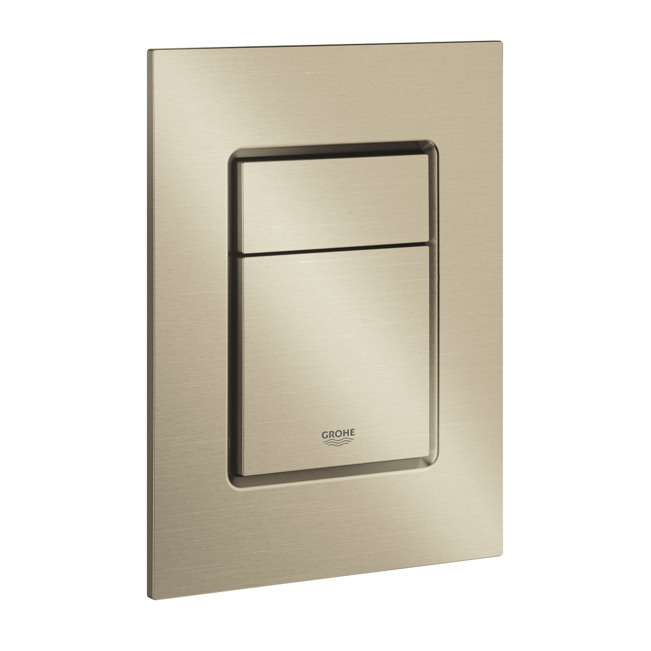 SKATE COSMO SMALL PUSH PLATE 130 X 172MM BRUSHED NICKEL