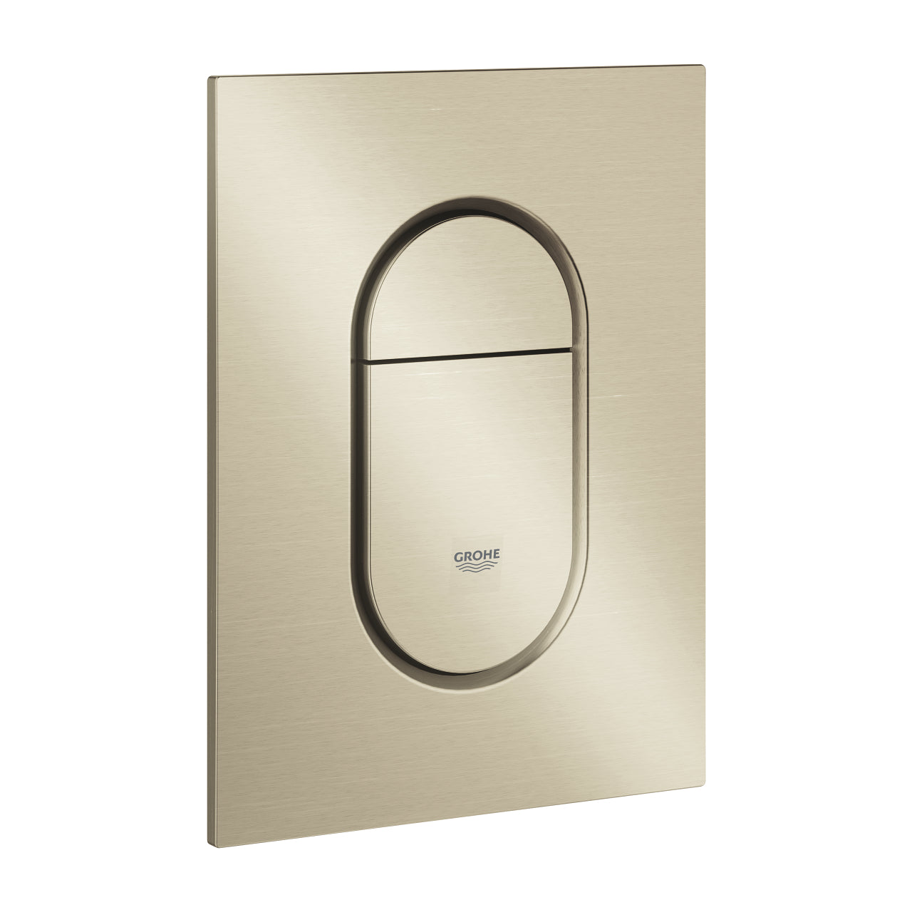 ARENA COSMO SMALL PUSH PLATE 130 X 172MM BRUSHED NICKEL