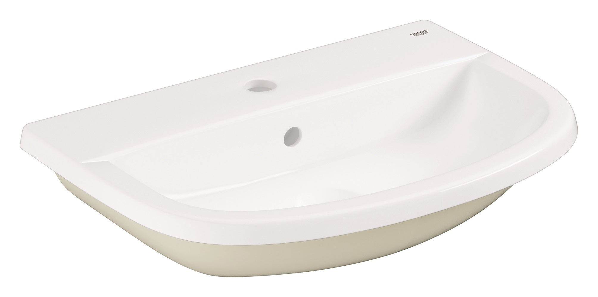 BAU CERAMIC COUNTER BASIN BUILT IN 55