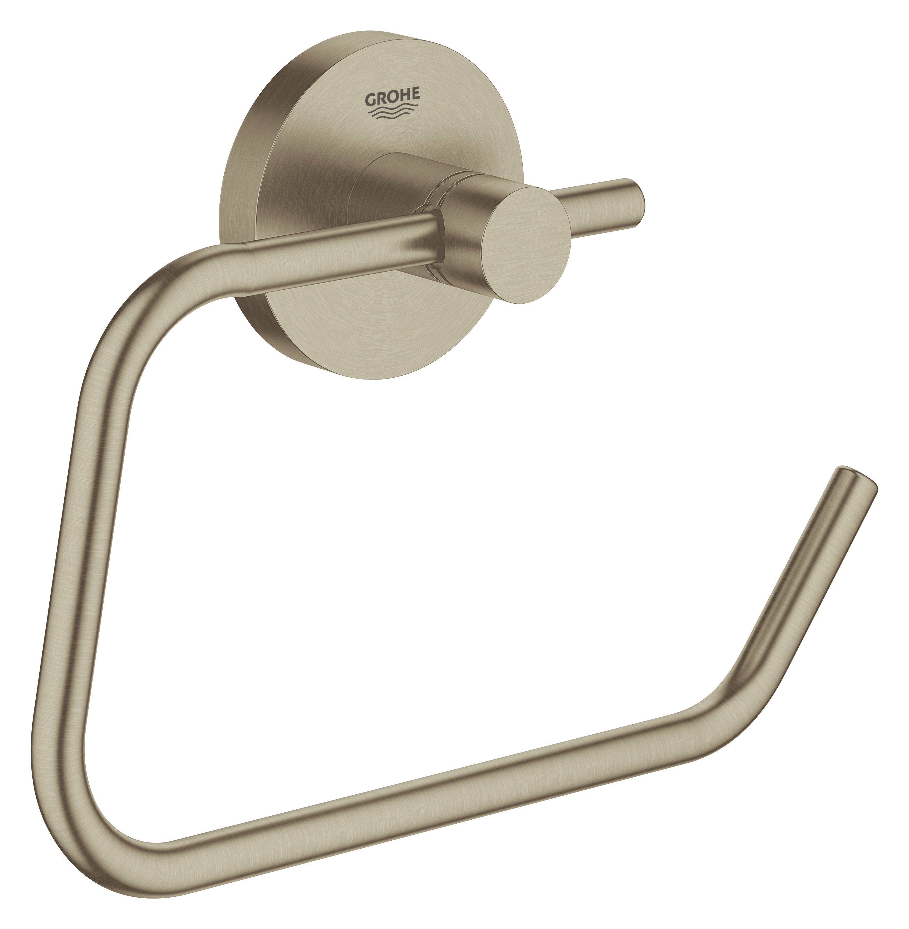 ESSENTIALS TOILET ROLL HOLDER BRUSHED NICKEL