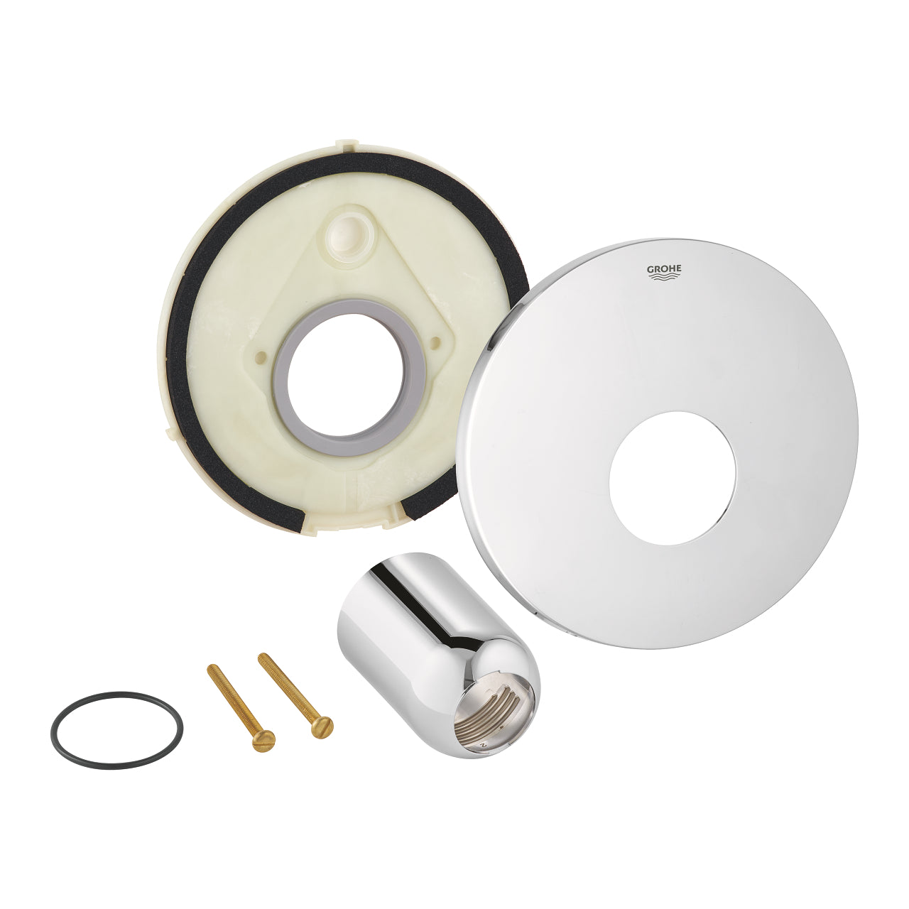 SHOWER MIXER FACEPLATE AND CAP 164MM