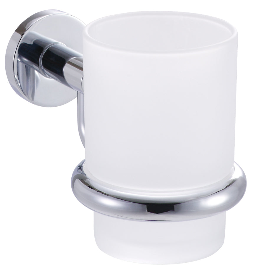 CONCEPT ROUND GLASS HOLDER CHROME