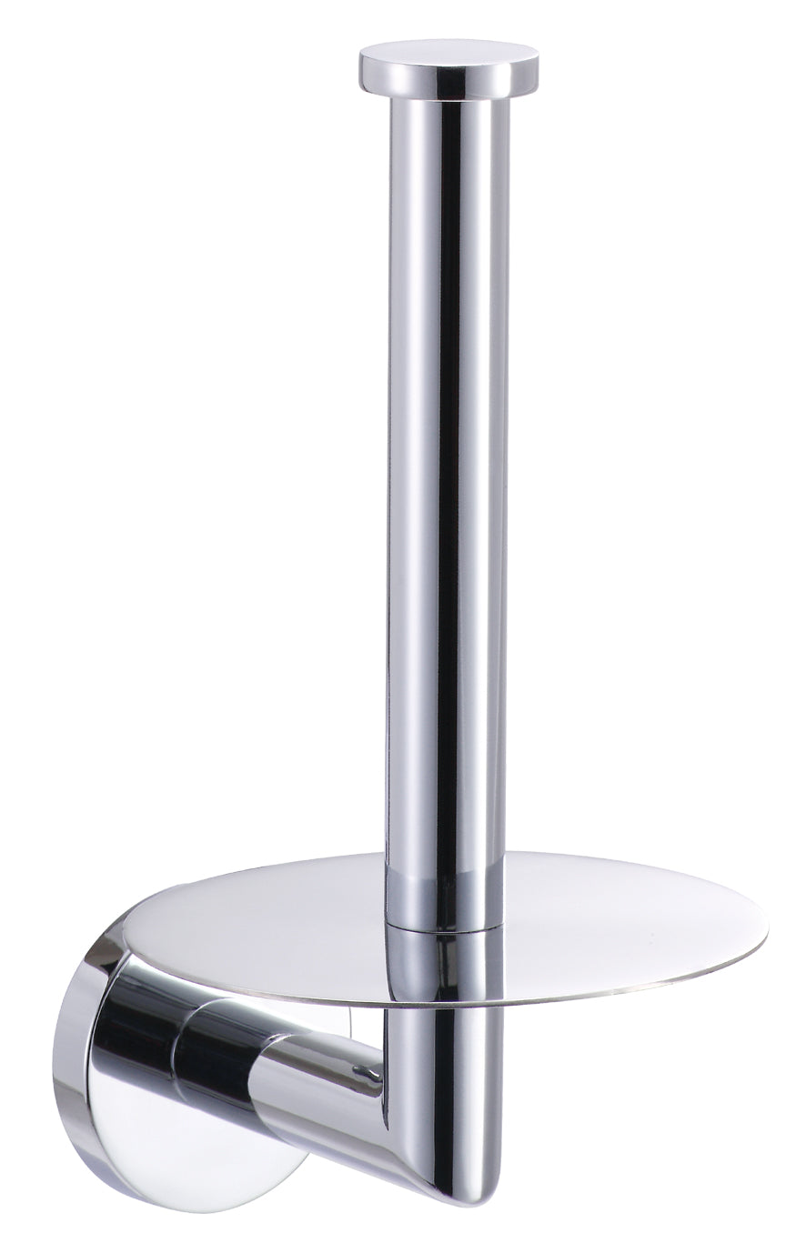 CONCEPT ROUND VERTICAL SPARE PAPER HOLDER CHROME