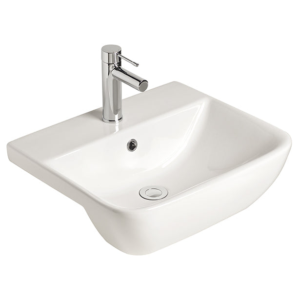CYGNET SEMI RECESSED BASIN 500MM