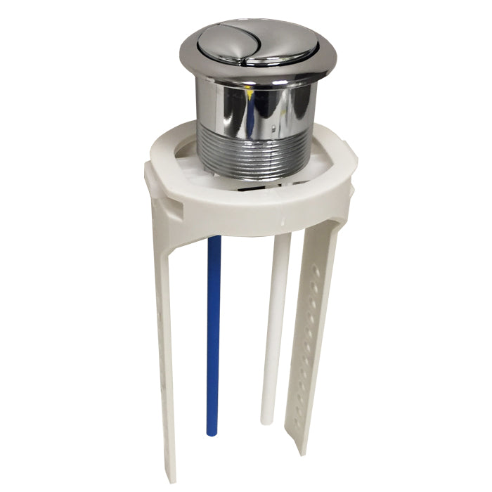 DUAL FLUSH PUSH BUTTON WITH SAFTEY LOCK CHROME