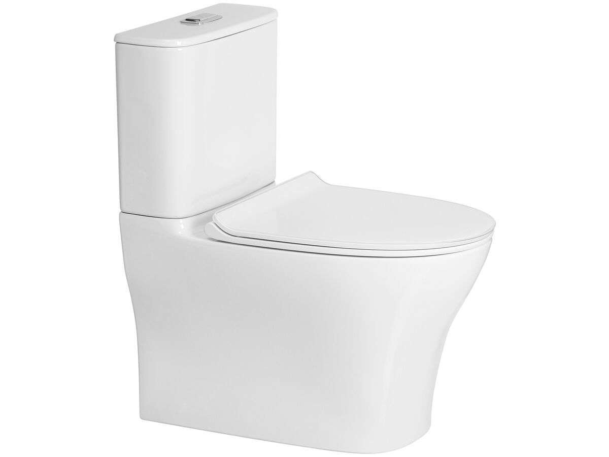 SIGNATURE CC BACK TO WALL SUITE WITH CYRSTASLEEK SEAT - BACK/TOP INLET