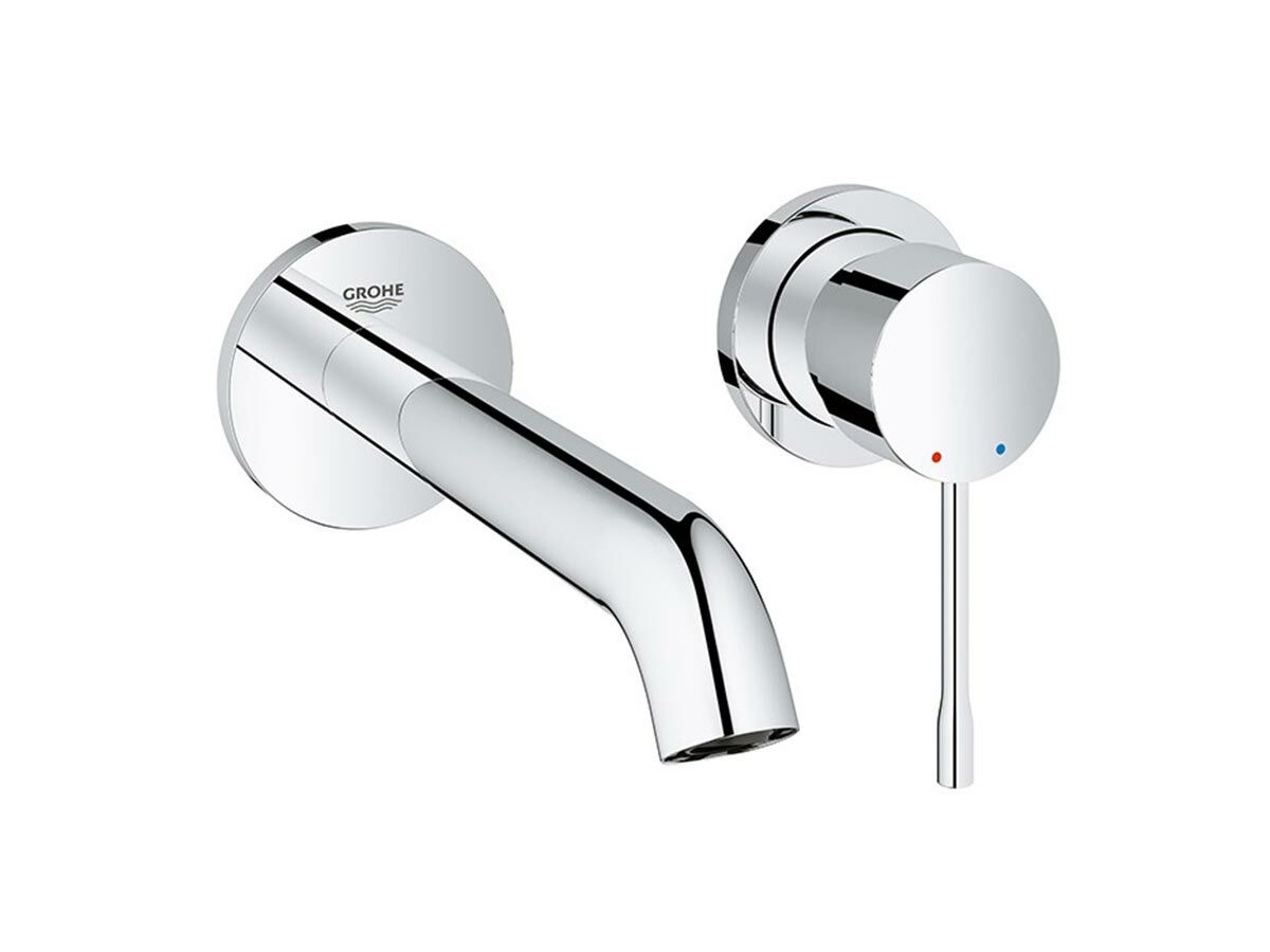 ESSENCE NEW WALL MOUNTED BASIN MIXER 183MM CHROME