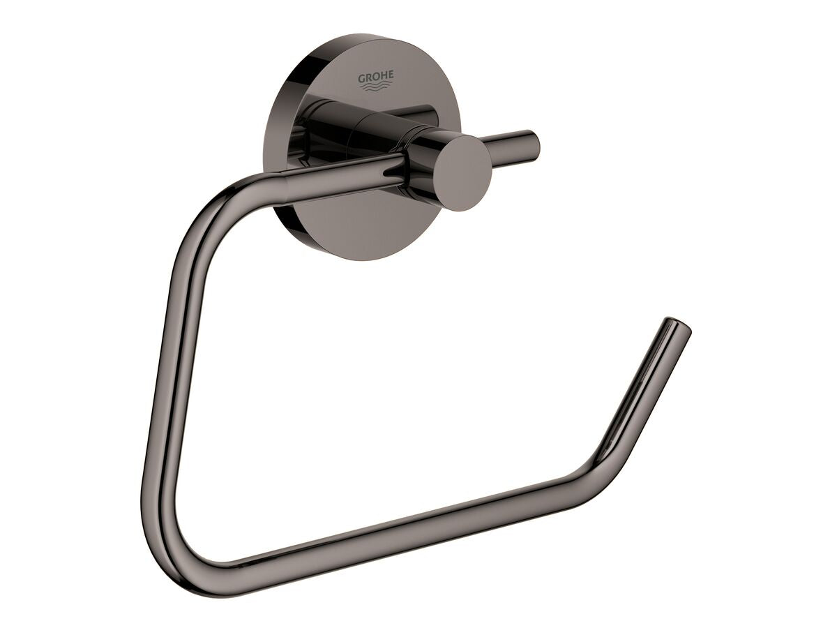 ESSENTIALS TOILET ROLL HOLDER HARD GRAPHITE