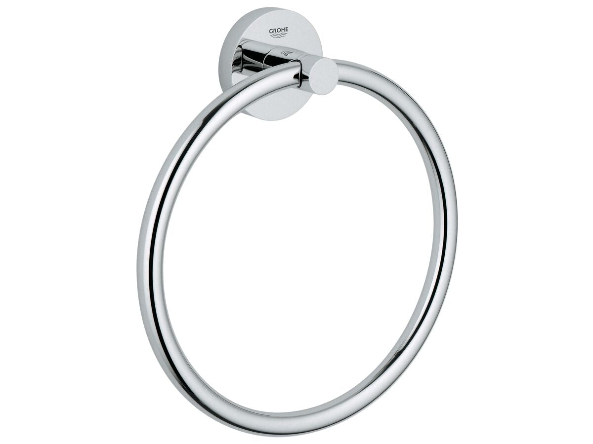 ESSENTIALS TOWEL RING CHROME