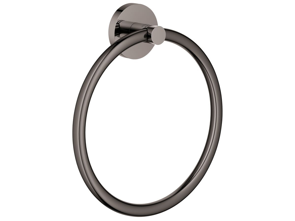 ESSENTIALS TOWEL RING HARD GRAPHITE