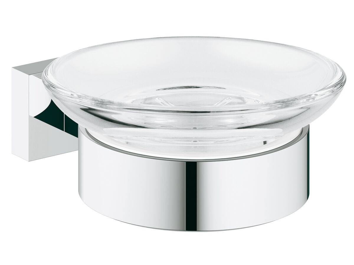 ESSENTIALS CUBE SOAP DISH CHROME