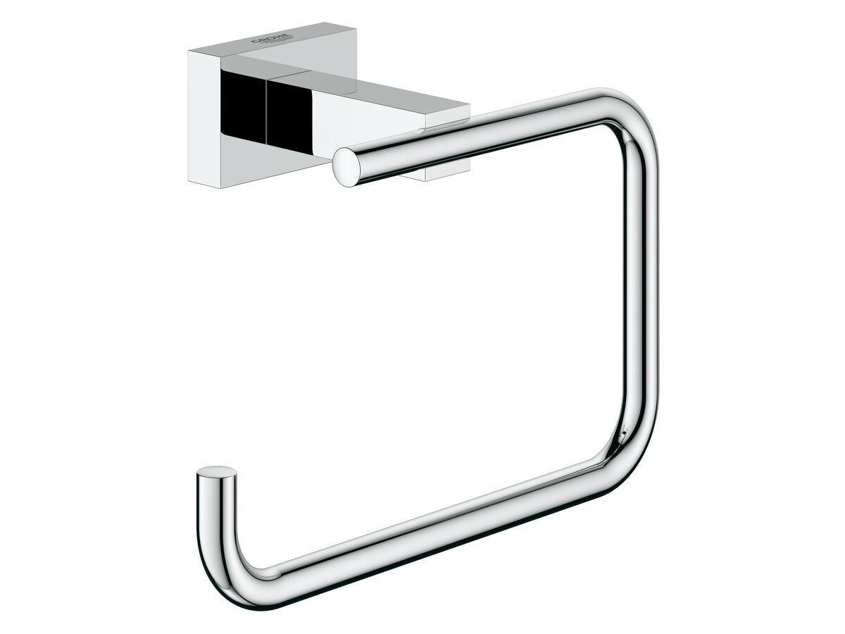 ESSENTIALS CUBE TOILET ROLL HOLDER CHROME