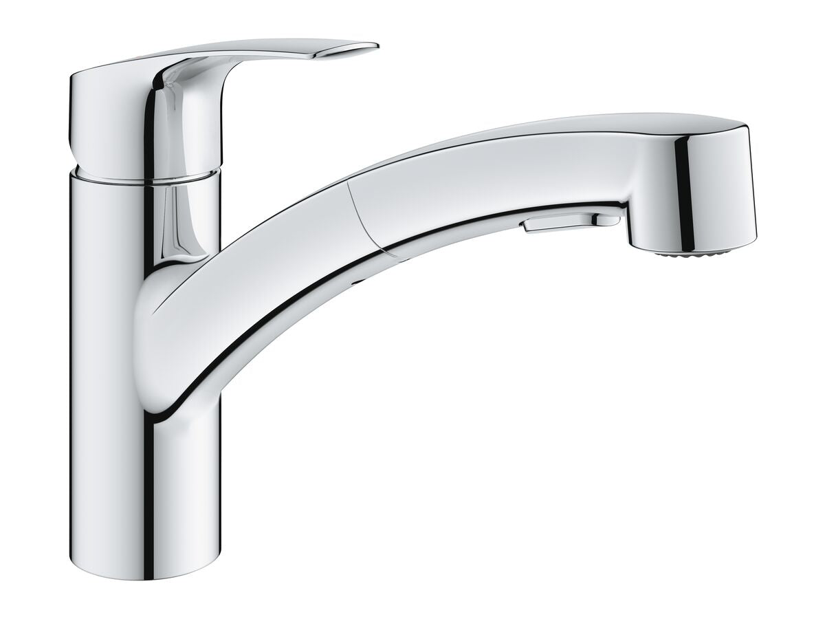 EUROSMART NEW KITCHEN MIXER WITH PULL-OUT SPRAY CHROME
