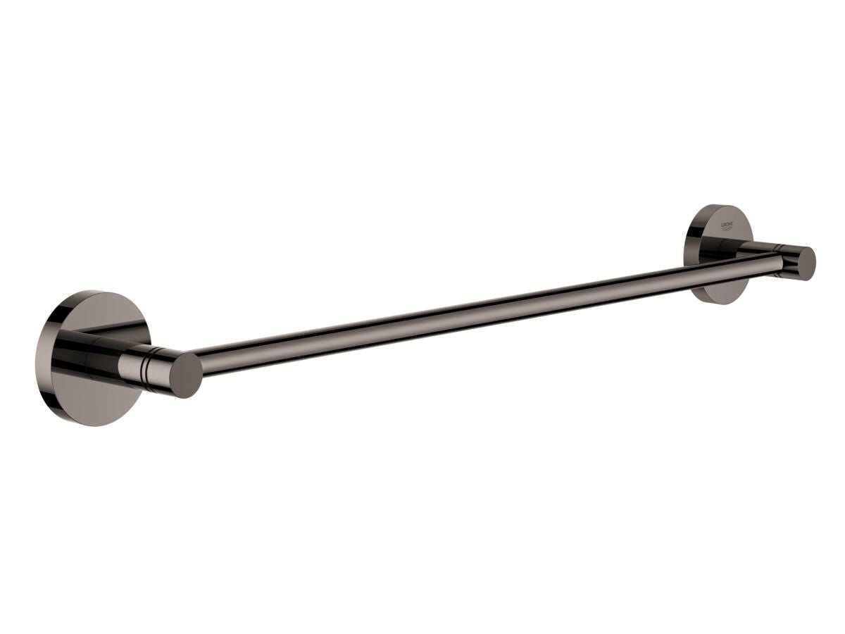 ESSENTIALS TOWEL RAIL 450MM HARD GRAPHITE