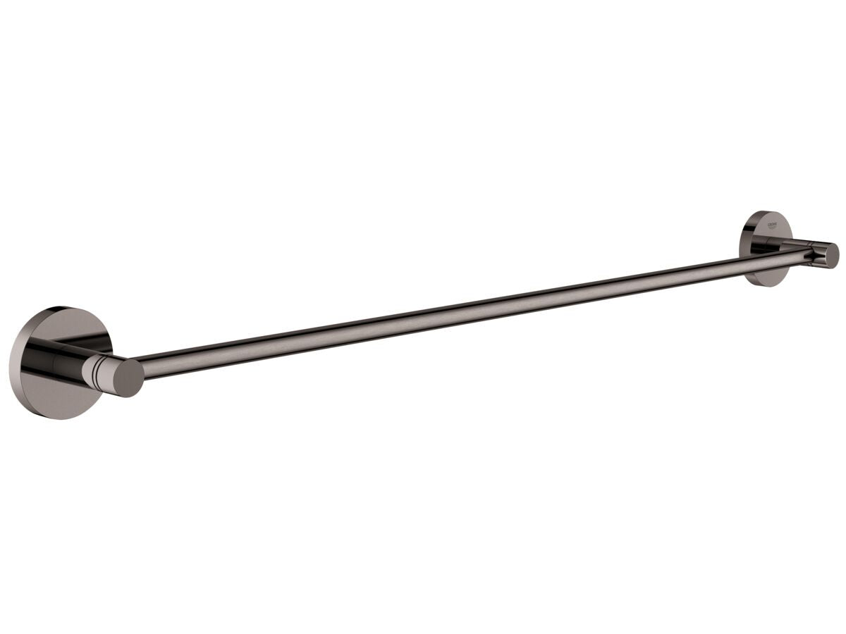 ESSENTIALS TOWEL RAIL 600MM HARD GRAPHITE